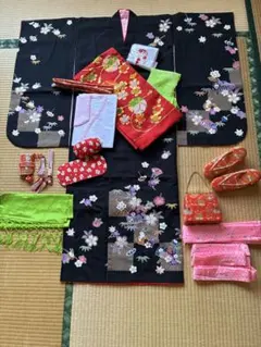 七五三　祝い着フルセット　7歳　未使用