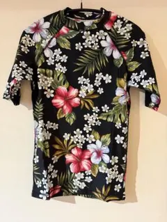 美品 Favant フローラルラッシュガード S