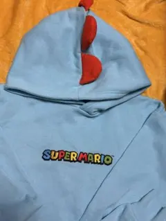 スーパーマリオ ヨッシー パーカー 水色