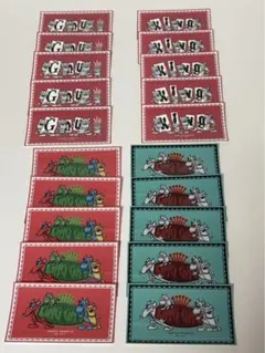 ローソンKing Gnuオリジナルステッカー全4種コンプリート×5セット計20枚