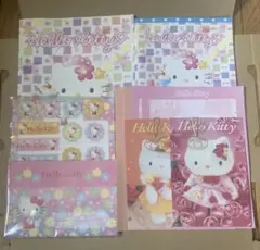 レア☺︎ キティ　レターセット　自由帳、ノート 2001年　平成レトロ　おまけ付き
