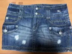 BURBERRY BLUE LABEL デニムミニスカート