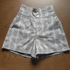 Lovetoxic チェック柄 ハーフパンツ