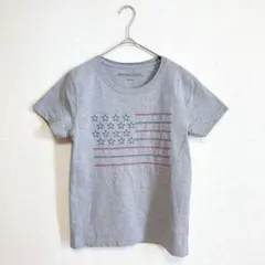 アンティバルリスティック Tシャツ M グレー 星条旗 アメリカ国旗 刺繍 半袖のサムネイル