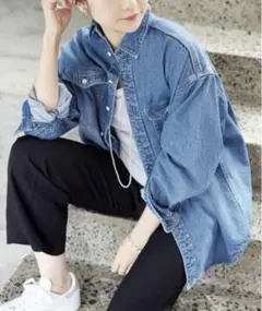 2025年最新】iena slobe デニムシャツの人気アイテム - メルカリ