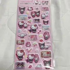 サンリオ ラメ入り樹脂もりシール 平成コギャル エムプラン デコ キテ