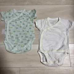 ユニクロ　ベビー肌着 メッシュロンパース 2枚セット