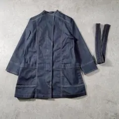【美品】GEORGES RECH デニム調スプリングコート 36　S相当