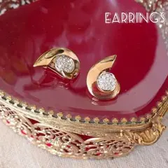 くるりんゴールド イヤリング No.1283