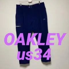 オークリー　ゴルフ　パンツ us34 jp36 紺色