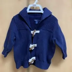 ベビー　ギャップ　ネイビー　カーディガン　6〜12ヶ月