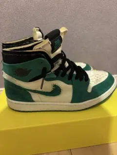 Zoom Air グリーン/ホワイト ハイカットスニーカー