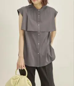 Spick&Span フレアスリーブスキッパーブラウス 袖フリル - メルカリ