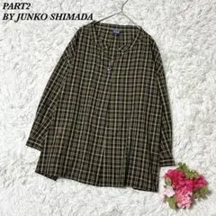 PART2 BY JUNKO SHIMADA チェック柄ブラウス 15 長袖のサムネイル