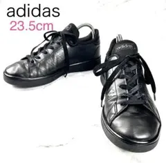 adidas ラウンドトゥ オールシーズンカジュアル スニーカー 黒 23.5のサムネイル