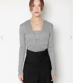 melt the lady front zip knit tops - メルカリ