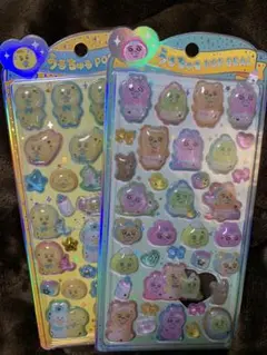 うるちゅるポップシール　おぱんちゅうさぎ　んぽちゃむ