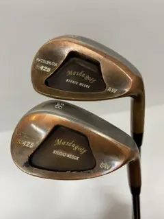 マスダゴルフ M425 STUDIO WEDGE AW SW 2本セット 銅メッ - メルカリ
