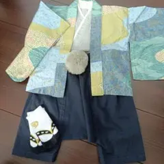ベビー袴　着物　ハンドメイド　70〜80cm