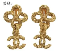 Q2802 美品 シャネル ココマーク スイング イヤリング