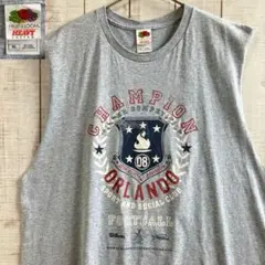 フルーツオブザルーム 古着　タンクトップ　カットオフ　　アメカジ　ゆるだぼ
