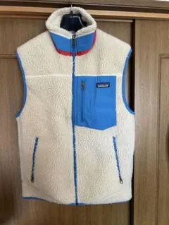patagonia フリースベスト アイボリー