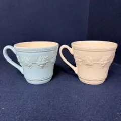 ウェッジウッド マグカップ ペア FESTIVITY IVORY BLUE