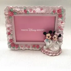 中古　東京ディズニーリゾート フォトフレーム ミッキー ミニー