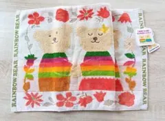 【新品未使用】RAINBOW BEAR レインボーベア　フェイスタオル　タグ付き