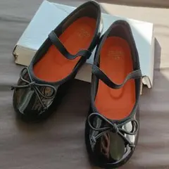 ブラックバレエシューズ 18.0cm