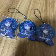 カラフルピーチ　なおきり　アクリルキーホルダー 3個セット