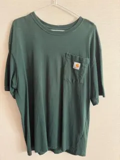 Carhartt ポケットTシャツ ダークグリーン Mのサムネイル