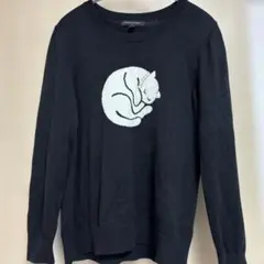 BANANA REPUBLIC 猫　長袖ニット