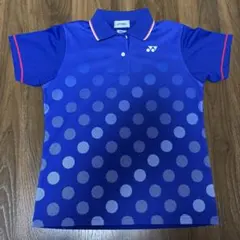 レディースYONEX 吸汗速乾 ポロシャツ Lサイズ 青