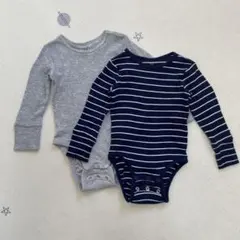 H&M ベビー ボディスーツ 2枚セット 68cm