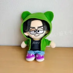 タムぬい ちびぬい 服 黒カレッジパーカー 水色 TAKUTO - メルカリ