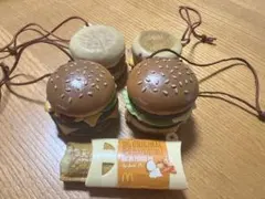 マクドナルド　フードストラップ5点セット