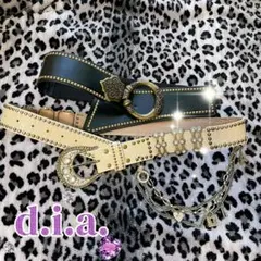 ⭐︎激レア⭐︎ 【美品】 d.i.a.　ゴールドカラー結晶バックルベルト 平成ギャル 2026年最新】d.i.a ギャル ベルトの人気アイテム - メルカリ
