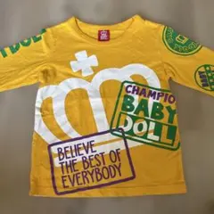 キッズBABYDOLL七分袖ティシャツ120