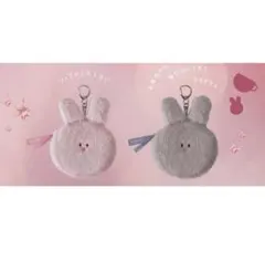 OPERA うさぎさん ファーポーチ リップキーホルダー 非売品