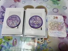 ディズニー ダッフィーカラフルハピネスワッペン ステラルー 2個セット