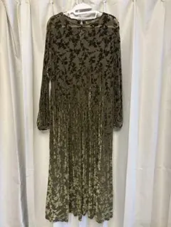 FREAK'S STORE 限定展開　オパール 花柄 切り替え ドレス M