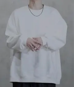 しの INTER FACTORY ヘビーウェイトステッチスウェット グレー