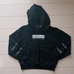 ラブトキ 黒パーカー英字