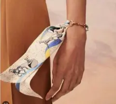 新品 未使用 HERMES ツイリーシルクスカーフ スペース ダㅡピ