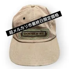 【希少】RRL ダブルアールエル ワッペンキャップ フェードグレー レザーベルト 希少】RRL ダブルアールエル ワッペンキャップ フェードグレー レザー