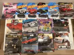 HotWheels skyline Ferrari Benz bmw 16台 - メルカリ