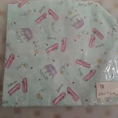 ダンスシューズと王冠のプリント生地 65cm x 0.4m