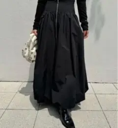 acka balloon form satin skirt サイズ1 - メルカリ
