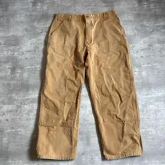 ま*オ様 カーハート ダブルニー ダック地 ペインターパンツ ワークパンツ キャ